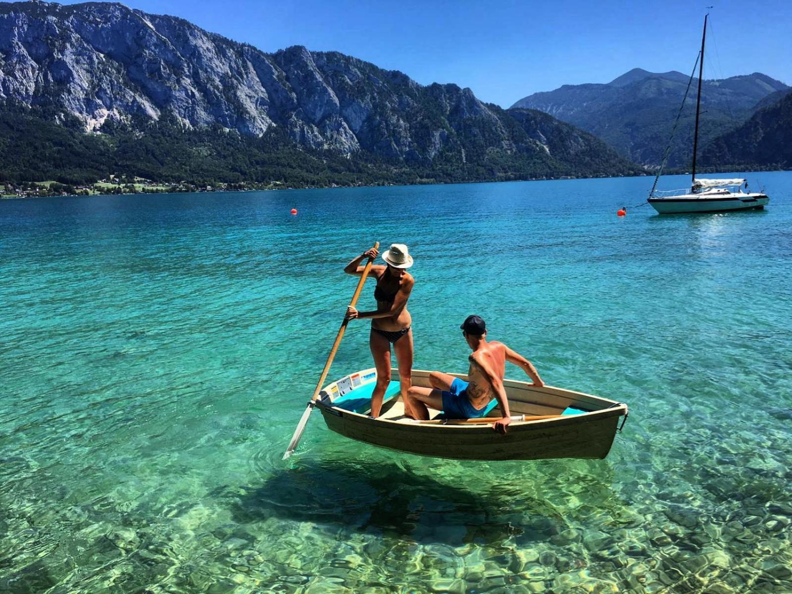 Ferienhof Margarethengut Unterach am Attersee Exteriör bild