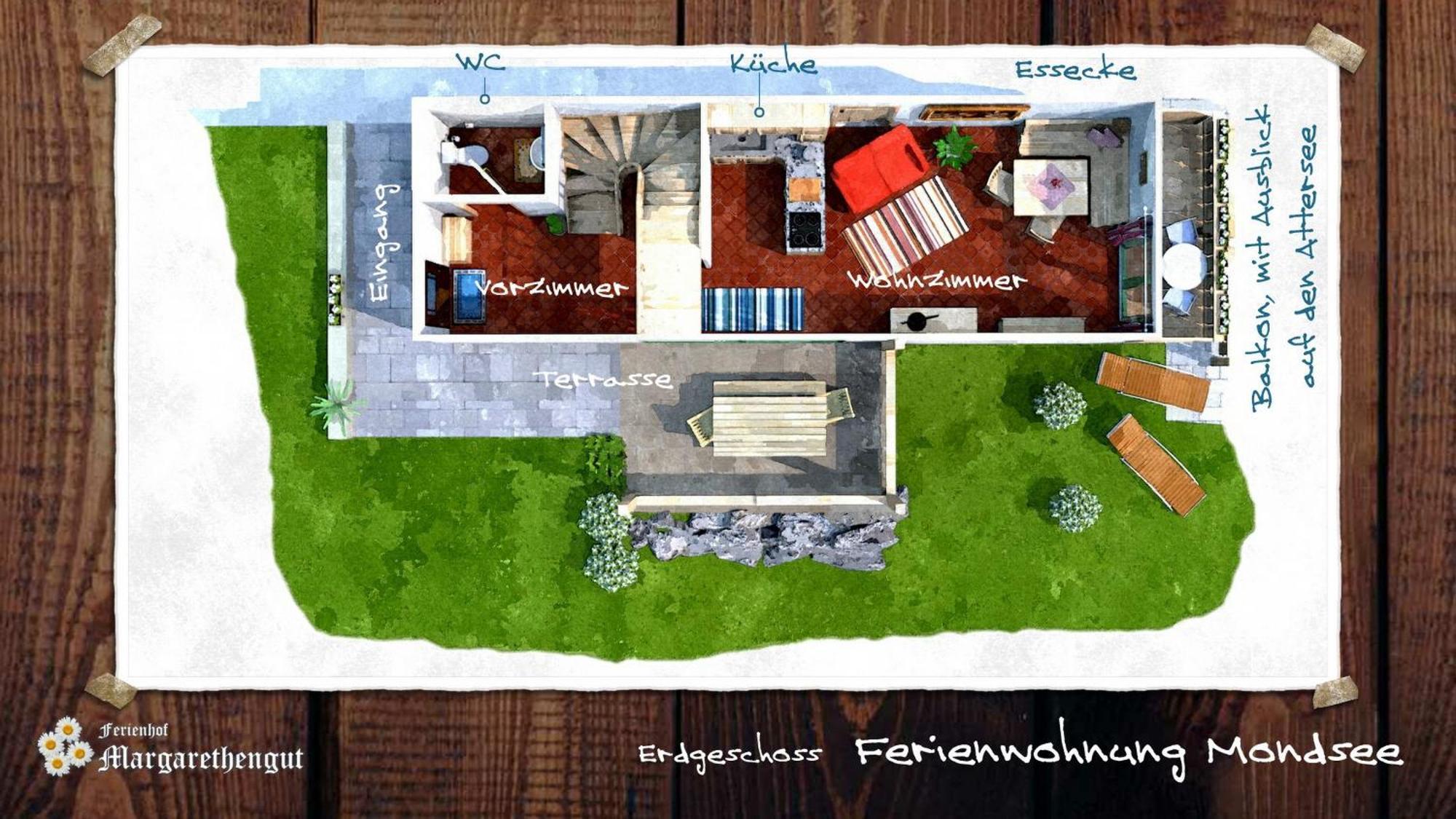 Ferienhof Margarethengut Unterach am Attersee Exteriör bild
