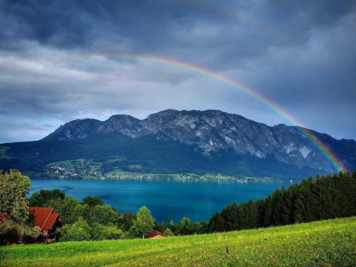 Ferienhof Margarethengut Unterach am Attersee Exteriör bild